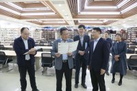 仪式后，北京师范大学校王守军副校长、严帅部长和雷婧涵主任深入学校了解学校文化